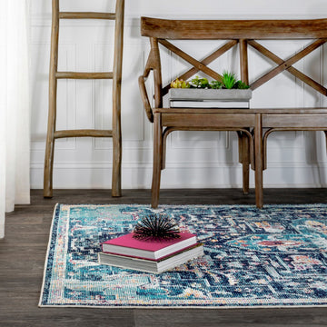 Zafra Vintage Medallion Area Rug